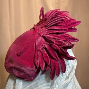 True vintage Hot pink Velour hat